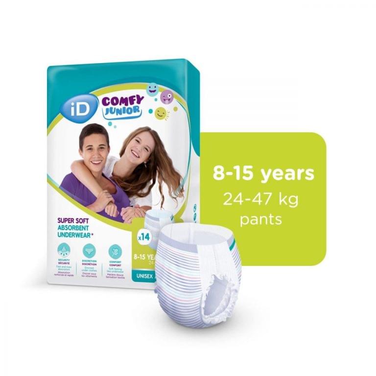 iD Comfy von Ontex unisex Windeln für Jugendliche von 815 Jahreninko