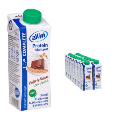 all in® COMPLETE VEGAN Protein Mahlzeit Hafer & Kakao